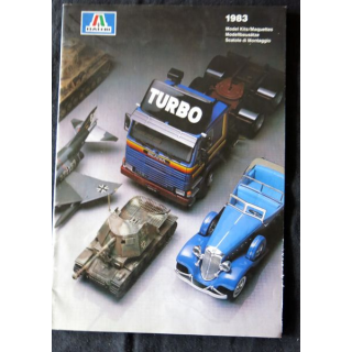 Catalogue de maquettes Italeri année 1983
