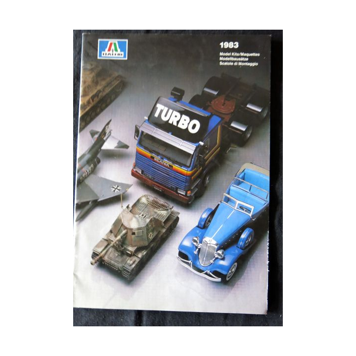 Catalogue de maquettes Italeri année 1983