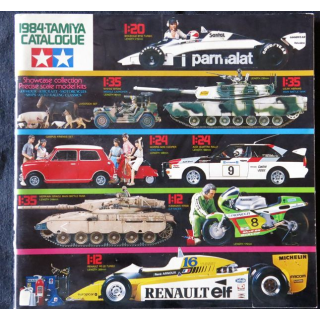 Catalogue maquettes Tamiya année 1984