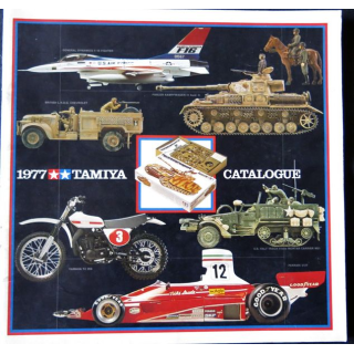 Catalogue maquettes Tamiya année 1977