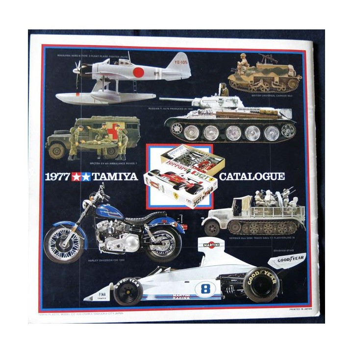 Catalogue maquettes Tamiya année 1977