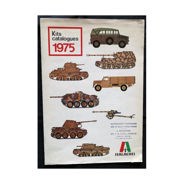 Kit Catalogues de maquettes Italaerei   année 1975 - 2 planches
