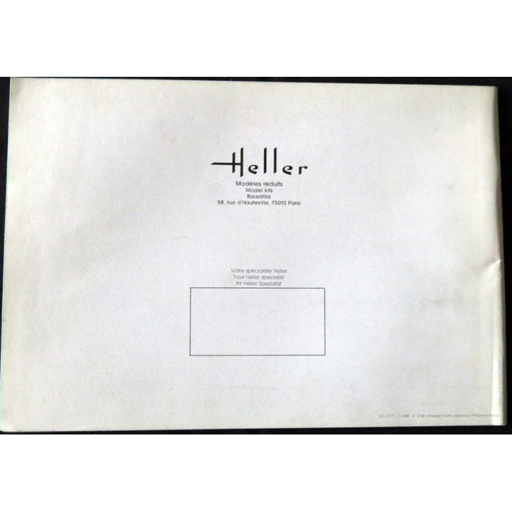 Catalogue Heller Modèles réduits