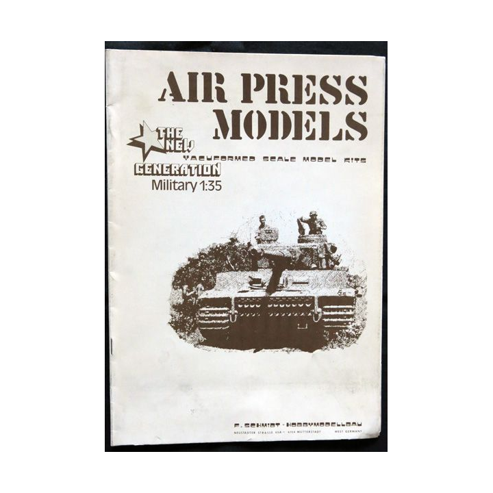 Catalogue Air Press Models Military 1:35 de F. Schmidt - Hobbymodellbau