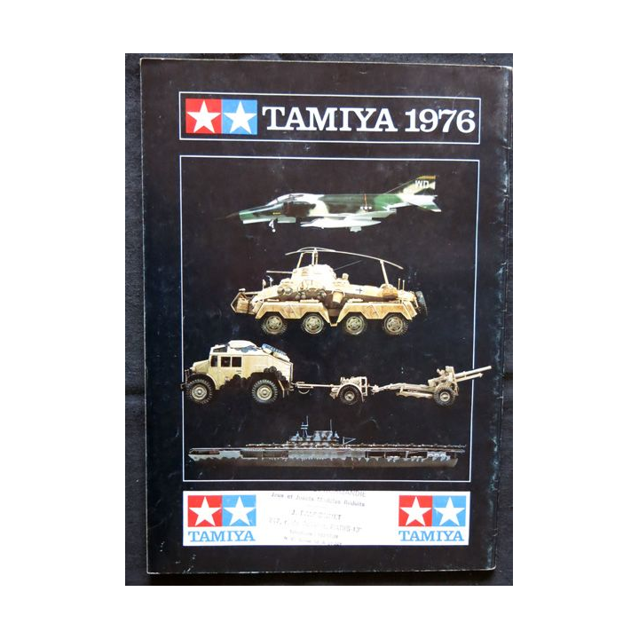 Catalogue Modèles réduits Tamiya année 1976 par CEJI Arbois modélisme