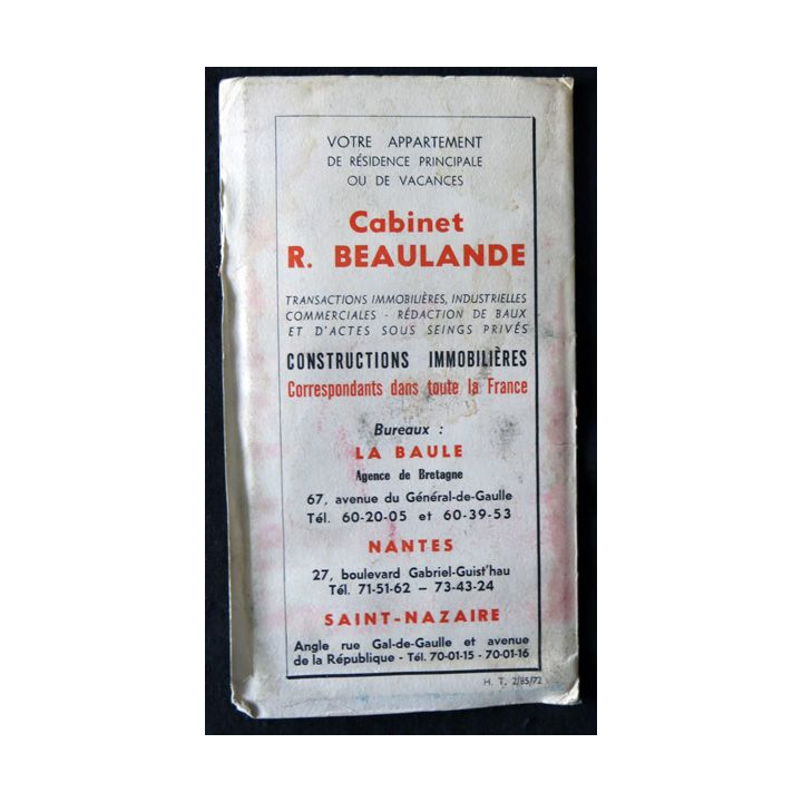 Plan guide Blay : La Baule-Pornichet - Le Pouliguen