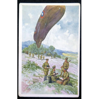Carte postale tchèque réalisée par O. Moskobojnika, Prague, Král Vinohrady