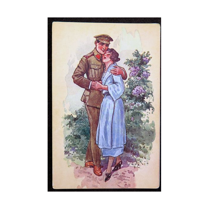 Carte postale tchèque réalisée par O. Moskobojnika, Prague, Král Vinohrady