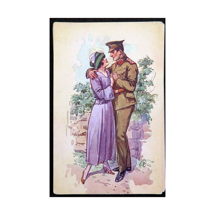 Carte postale tchèque réalisée par O. Moskobojnika, Prague, Král Vinohrady