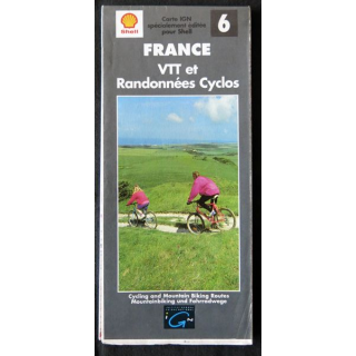 Carte  IGN N° 6 France VTT et randonnées cyclos