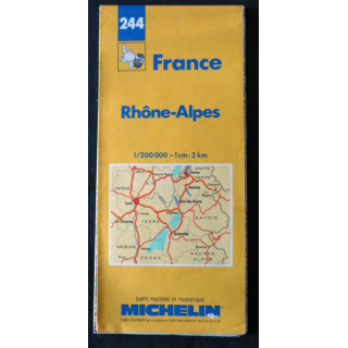 Carte Michelin N° 244 Rhône-Alpes 1:200 000
