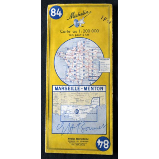 Carte Michelin N° 244 Rhône-Alpes 1:200 000