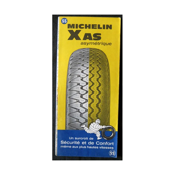 Carte Michelin N° 55 Caen-Paris 1:200 000