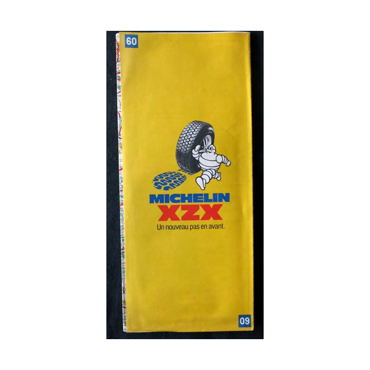 Carte Michelin N° 60 Le Mans - Paris 1:200 000