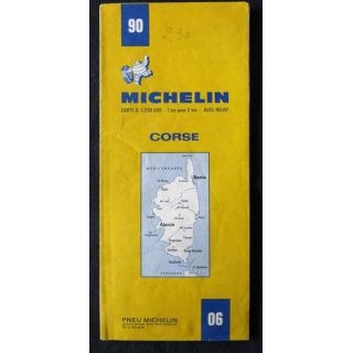 Carte Michelin N° 90 Corse 1:200 000