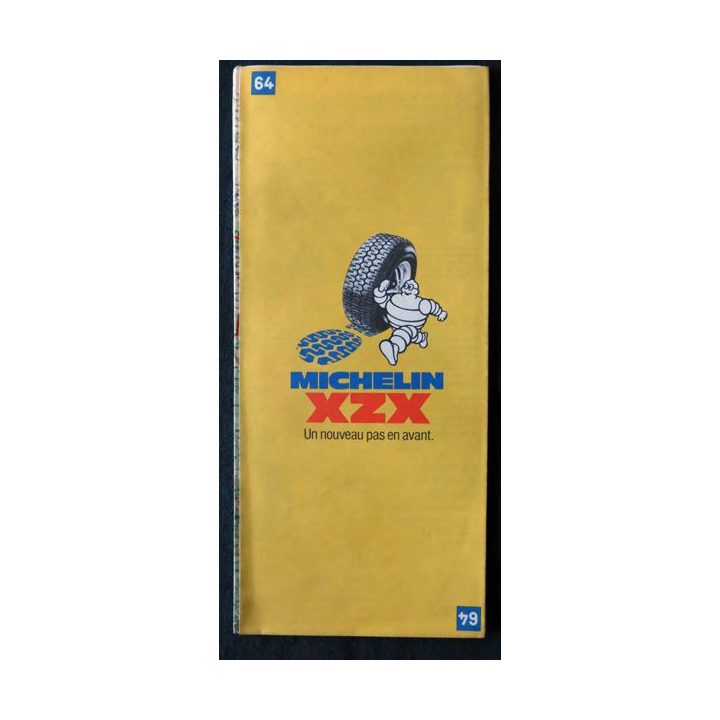 Carte Michelin N° 64 Angers - Orléans 1:200 000