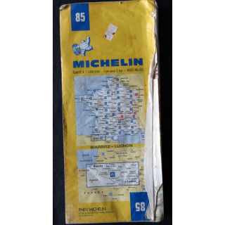 Carte Michelin N° 85 Biarritz - Luchon 1:200 000