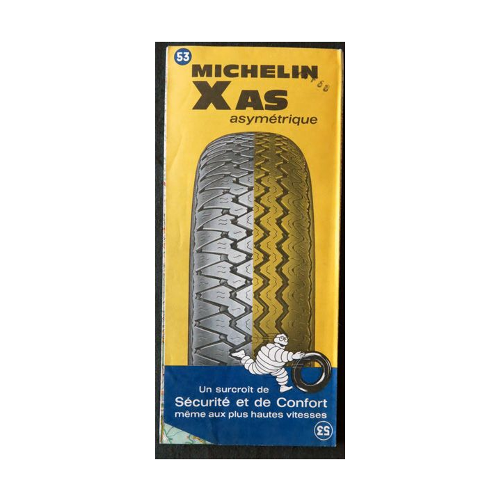 Carte Michelin N° 53 Arras - Mézières 1:200 000