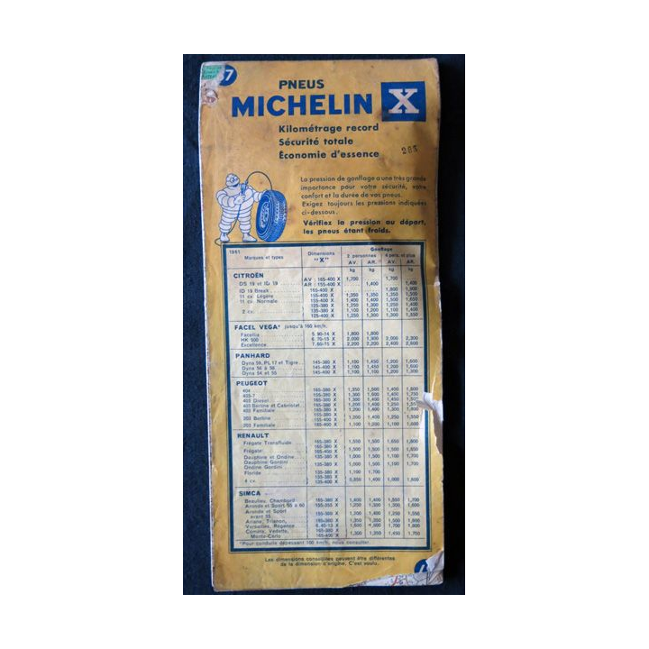 Carte Michelin N° 67 Nantes - Poitiers 1:200 000