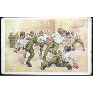 Carte postale tchèque réalisée par O. Moskobojnika, Prague, Král Vinohrady