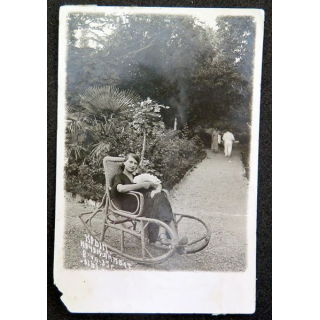 URSS : photo de Crimée  en 1937 6,7 x 13,1 cm