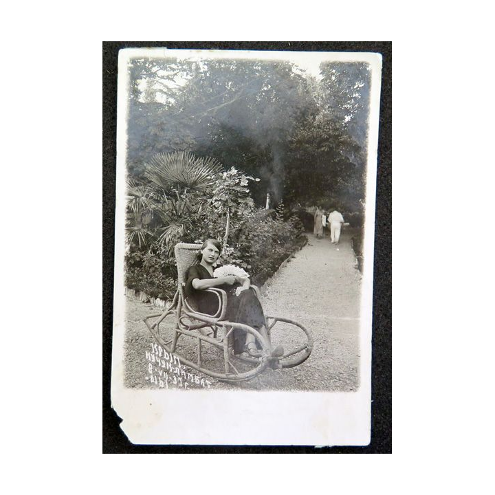 URSS : photo de Crimée  en 1937 6,7 x 13,1 cm