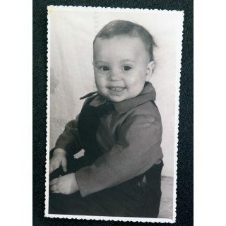 URSS : photo d'un bébé russe en 1951 8,7 x 14 cm