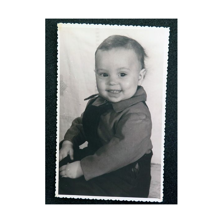 URSS : photo d'un bébé russe en 1951 8,7 x 14 cm
