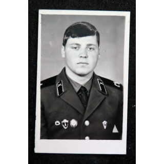 URSS : photo d'Homme du rang de l'artillerie  5,6 x 8,7 cm