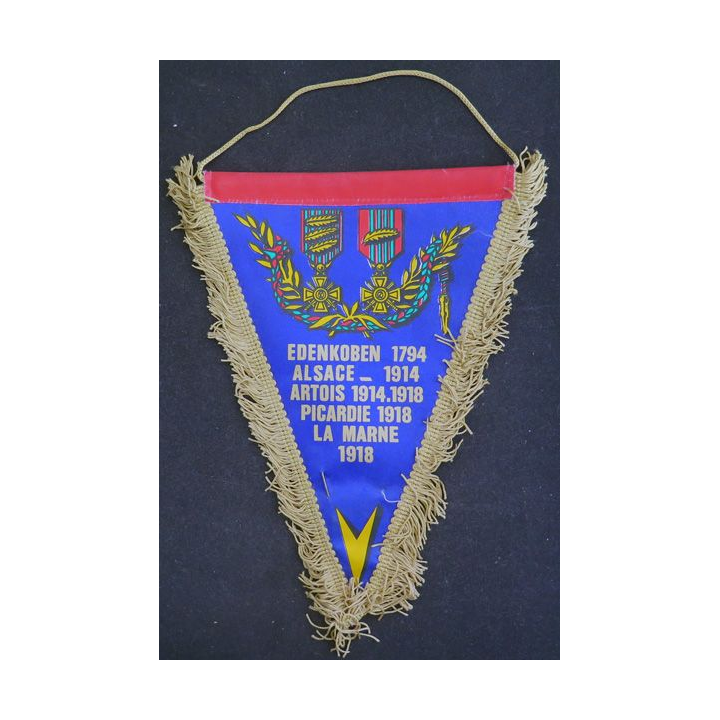159° RIA : fanion du 159° régiment d'infantrerie alpine 26 x 18 cm