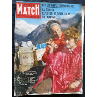 Magazine PARIS MATCH N° 551 du 31 octobre 1959 : La tragique expédition de Claude Kogan