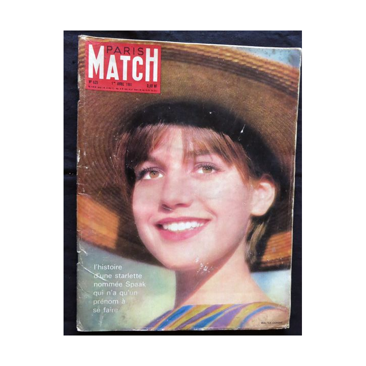 Magazine PARIS MATCH N° 625 du 1° avrl 1961 : Une starlette nommée Spaak