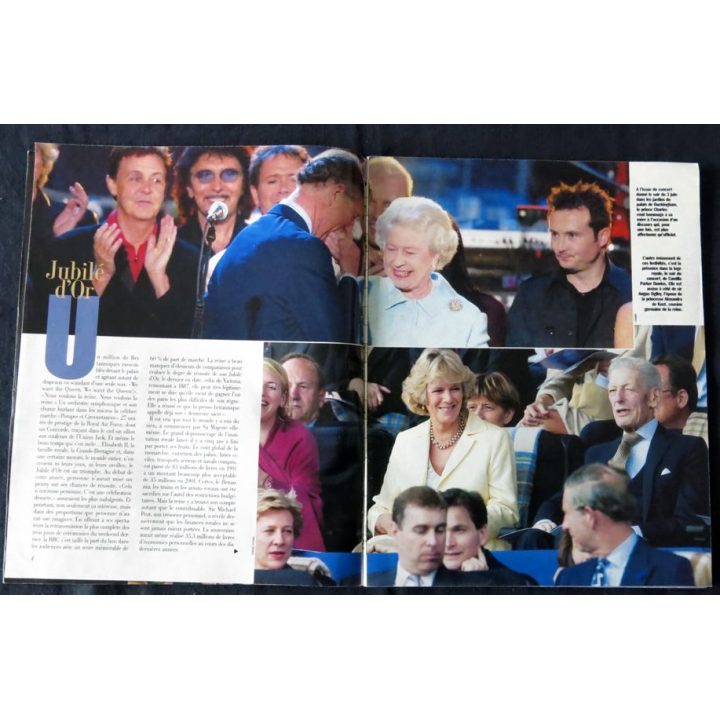 Magazine POINT DE VUE N° 2812 juin 2002 : Le deuxième sacre d'Elisabeth