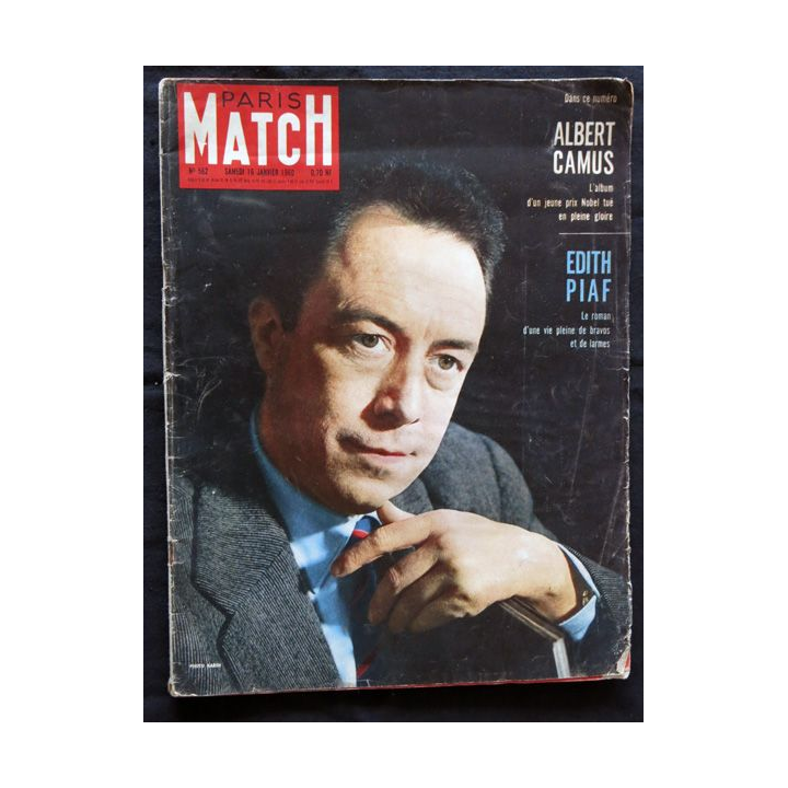 Magazine PARIS MATCH N° 562 du 16 janvier 1960 : Albert Camus