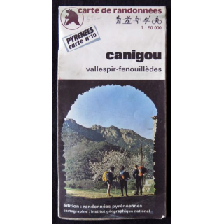 Carte de randonnées N°10  Canigou 1: 50 000