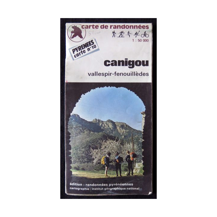 Carte de randonnées N°10  Canigou 1: 50 000