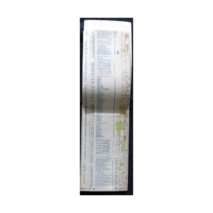 Plan et Street Index of London - 4 inches to 1 mile Foldex