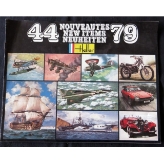 Catalogue Heller Modèles réduits 1979 : 44 nouveautés