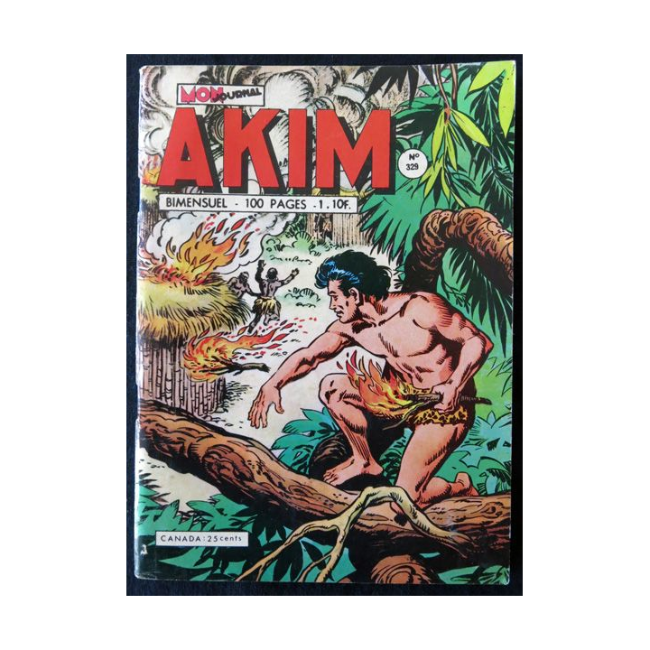 Akim : Petits Formats N° 329 année 1973 aux éditions Mon Journal