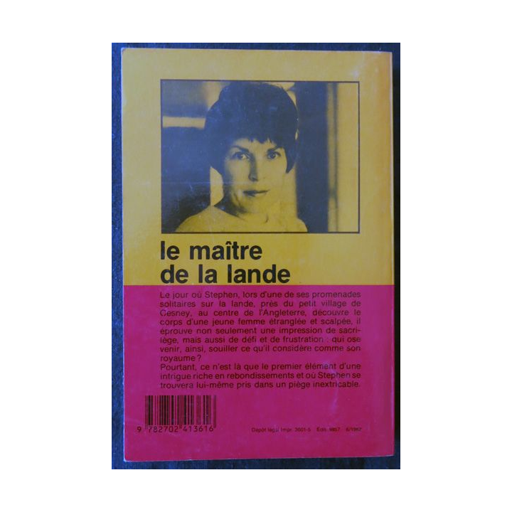 Les maîtres de la lande de Ruth Rendell aux Editions Librairie des Champs-Elysées
