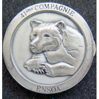 ENSOA : pièce métallique (coin) de la 41° compagnie de l'ENSOA Saint Maixent n° 634