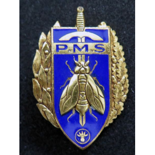 PMS : insigne du brevet de préparation militaire supérieure de fabrication Drago Paris G. 1061