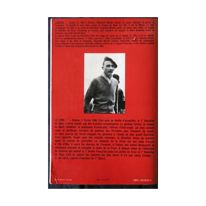 Le 1° Bataillon de choc de Raymond Muelle aux Editions Presses de La Cité