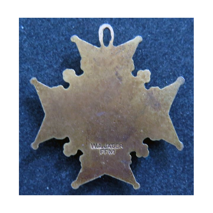 ALLEMAGNE : médaille d'ancien ordre de bouffon de la société de carnaval de Francfort Narhalla
