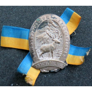 ALLEMAGNE : insigne médaillette de l'Assemblée générale du Harz Club Braunlage 1907 
