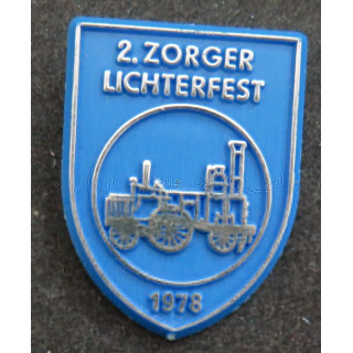 ALLEMAGNE : insigne de la fête des lumières de Zorger en 1978