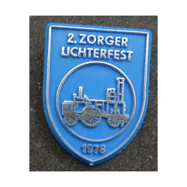 ALLEMAGNE : insigne de la fête des lumières de Zorger en 1978