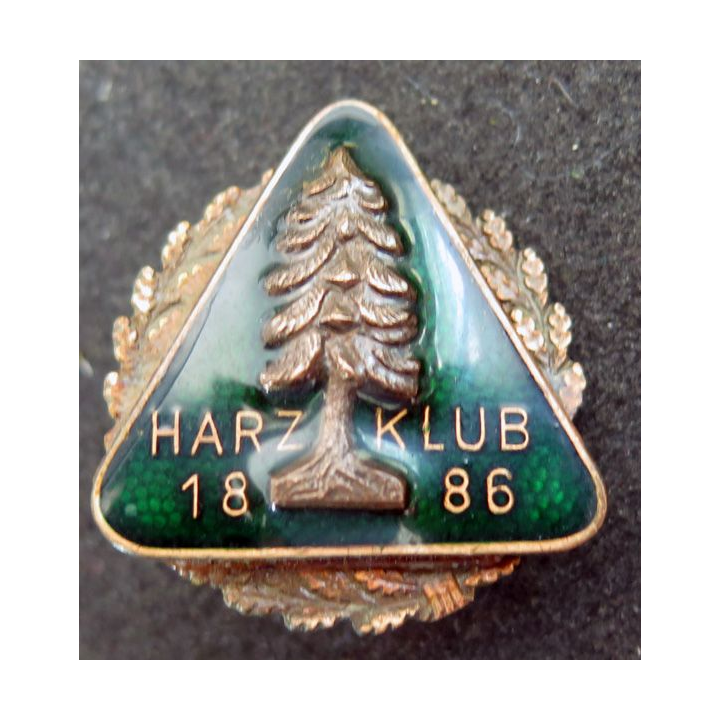 ALLEMAGNE : insigne du Harz Club 1886 en émail