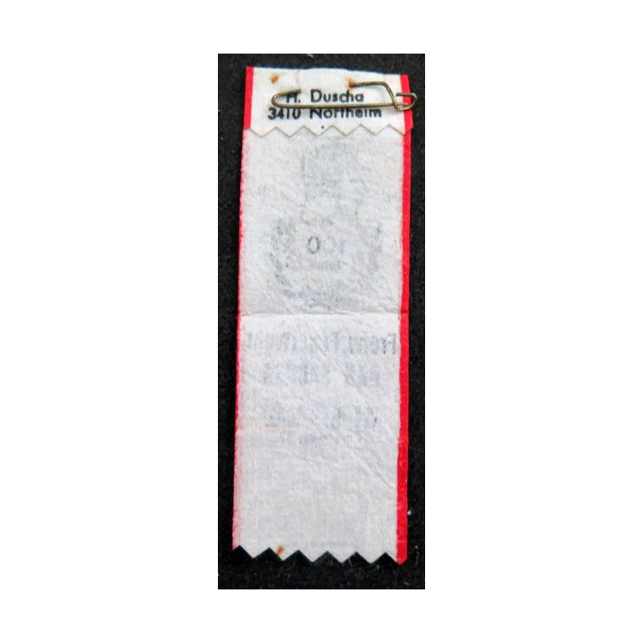 ALLEMAGNE : insigne papier des 100 ans des pompiers de Basse Saxe 1980