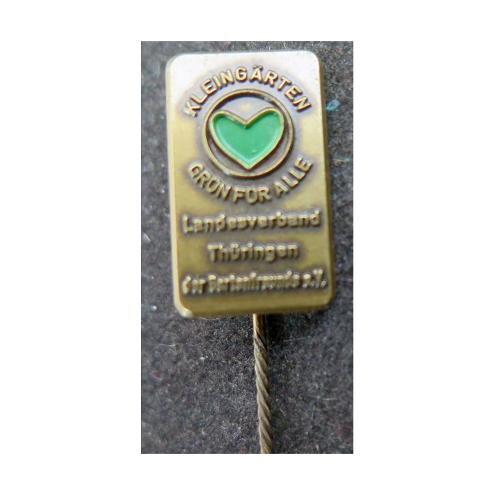 ALLEMAGNE : épinglette de l'association des passionnés de jardins de Thuringe